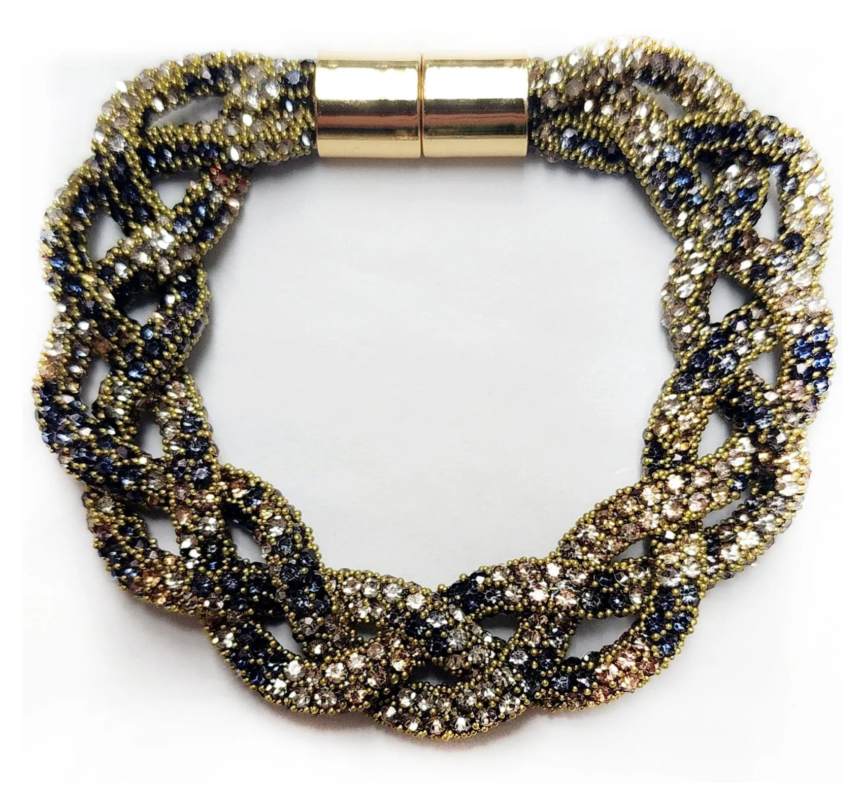 Sparkle Allure Rhinestone Magnetic Bracelet