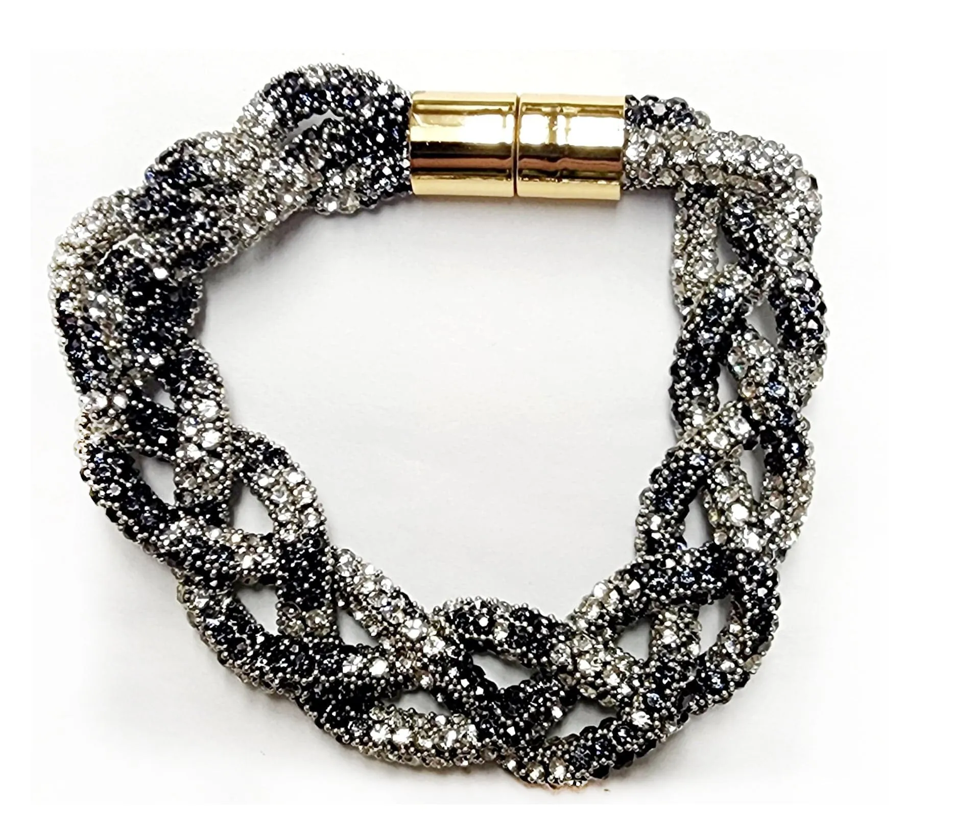 Sparkle Allure Rhinestone Magnetic Bracelet