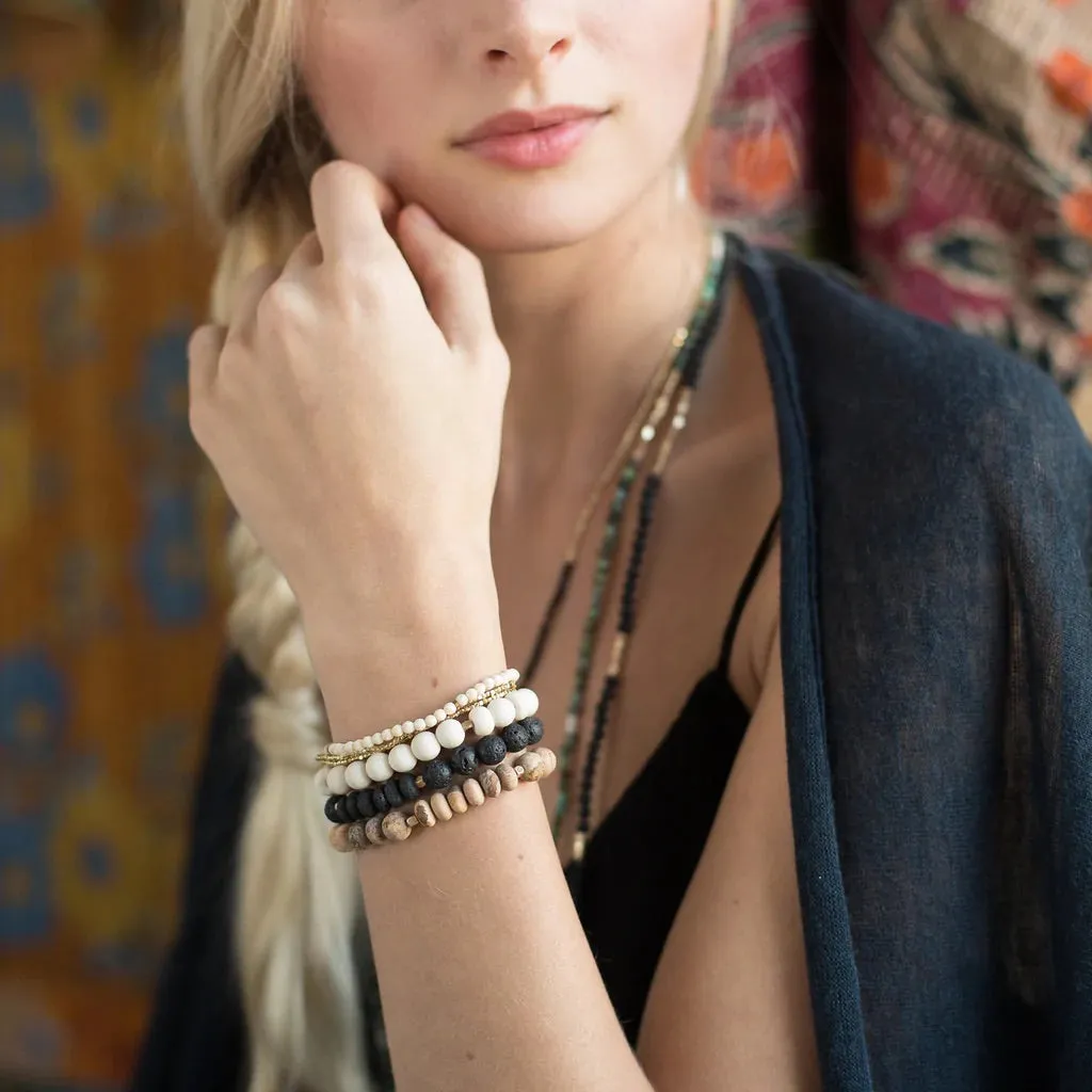 Stone Stack Bracelet