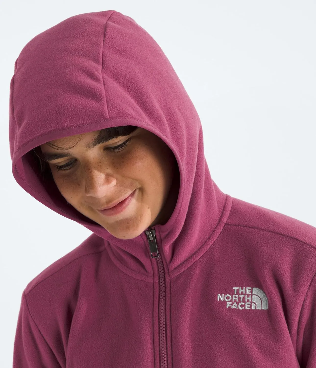 THE NORTH FACE Girls' Teen Glacier Full Zip Hooded Jacket (Little Big Kids)