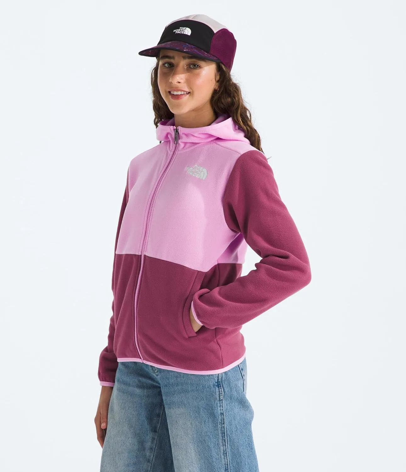 THE NORTH FACE Girls' Teen Glacier Full Zip Hooded Jacket (Little Big Kids)