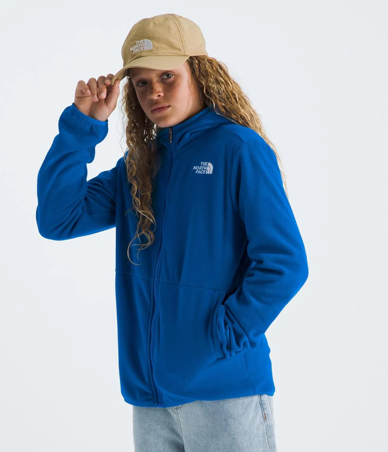 THE NORTH FACE Girls' Teen Glacier Full Zip Hooded Jacket (Little Big Kids)