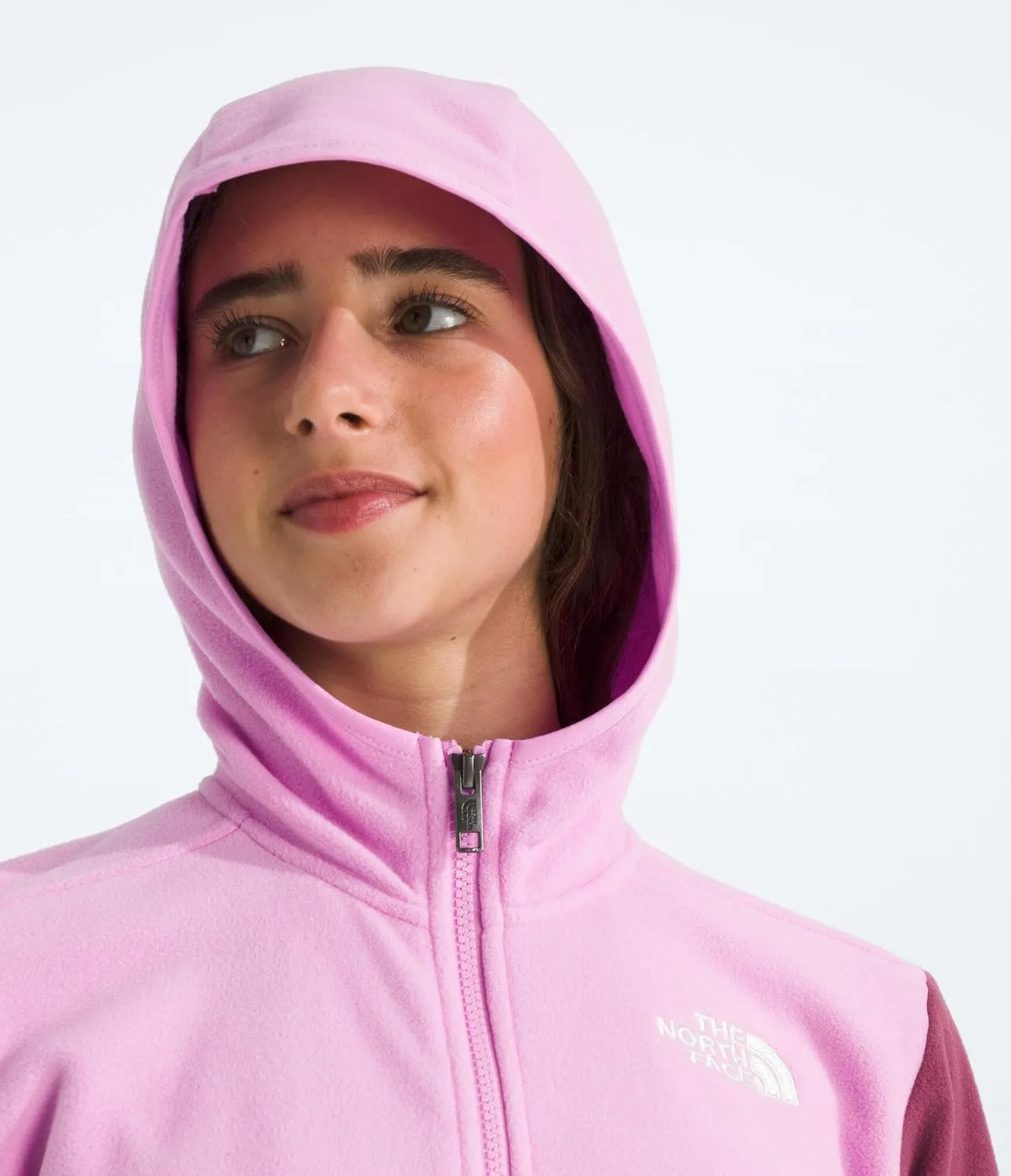 THE NORTH FACE Girls' Teen Glacier Full Zip Hooded Jacket (Little Big Kids)