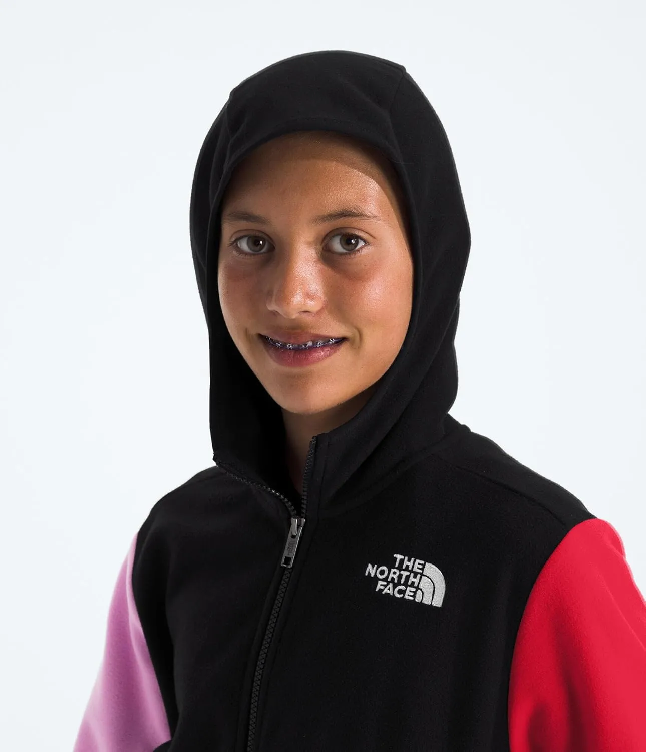THE NORTH FACE Girls' Teen Glacier Full Zip Hooded Jacket (Little Big Kids)