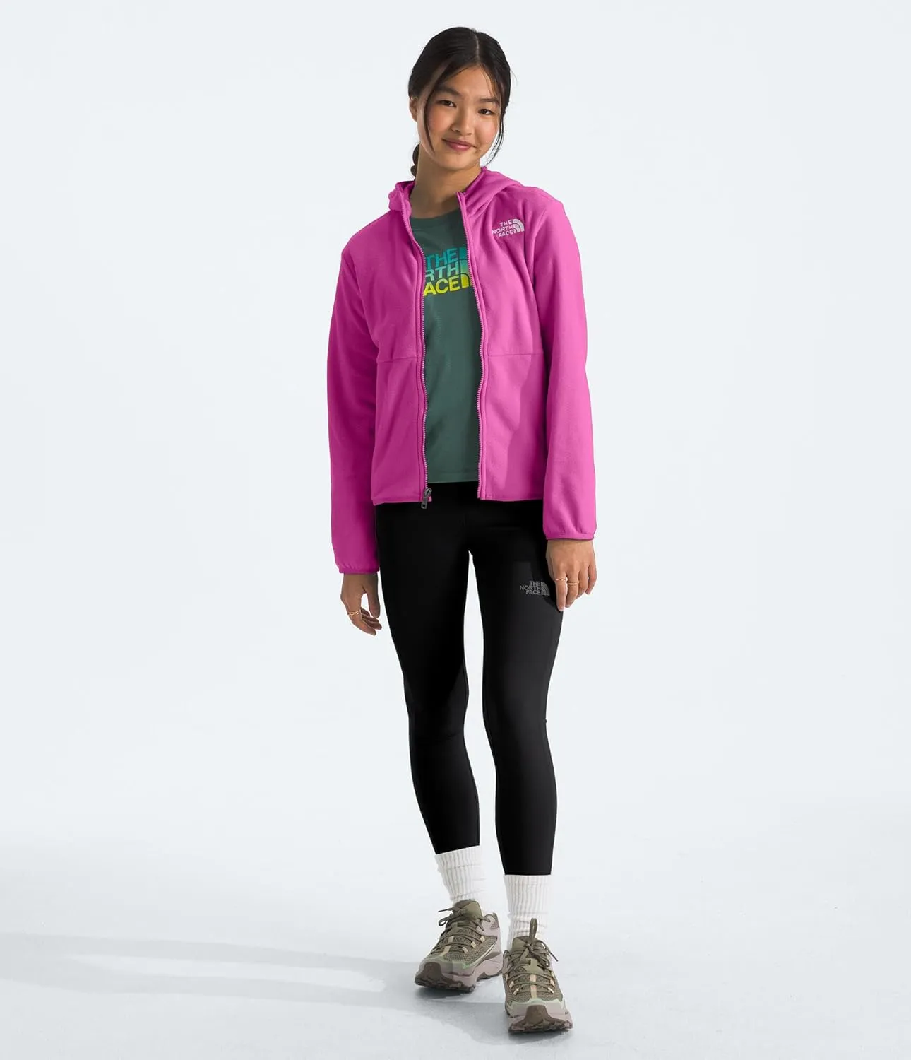 THE NORTH FACE Teen Glacier Lightweight Full Zip Hooded Jacket
