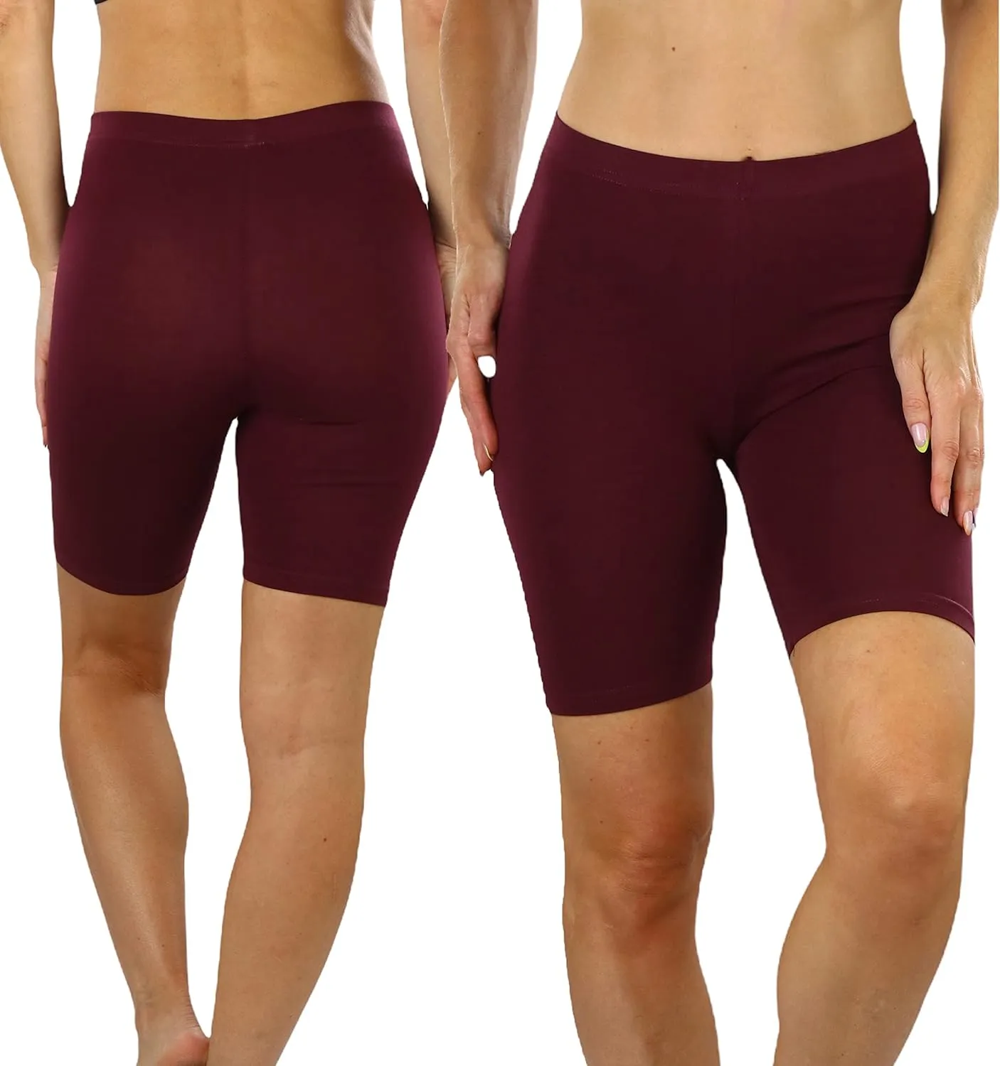 ToBeInStyle Women's Premium High Waisted Biker Shorts and Leggings