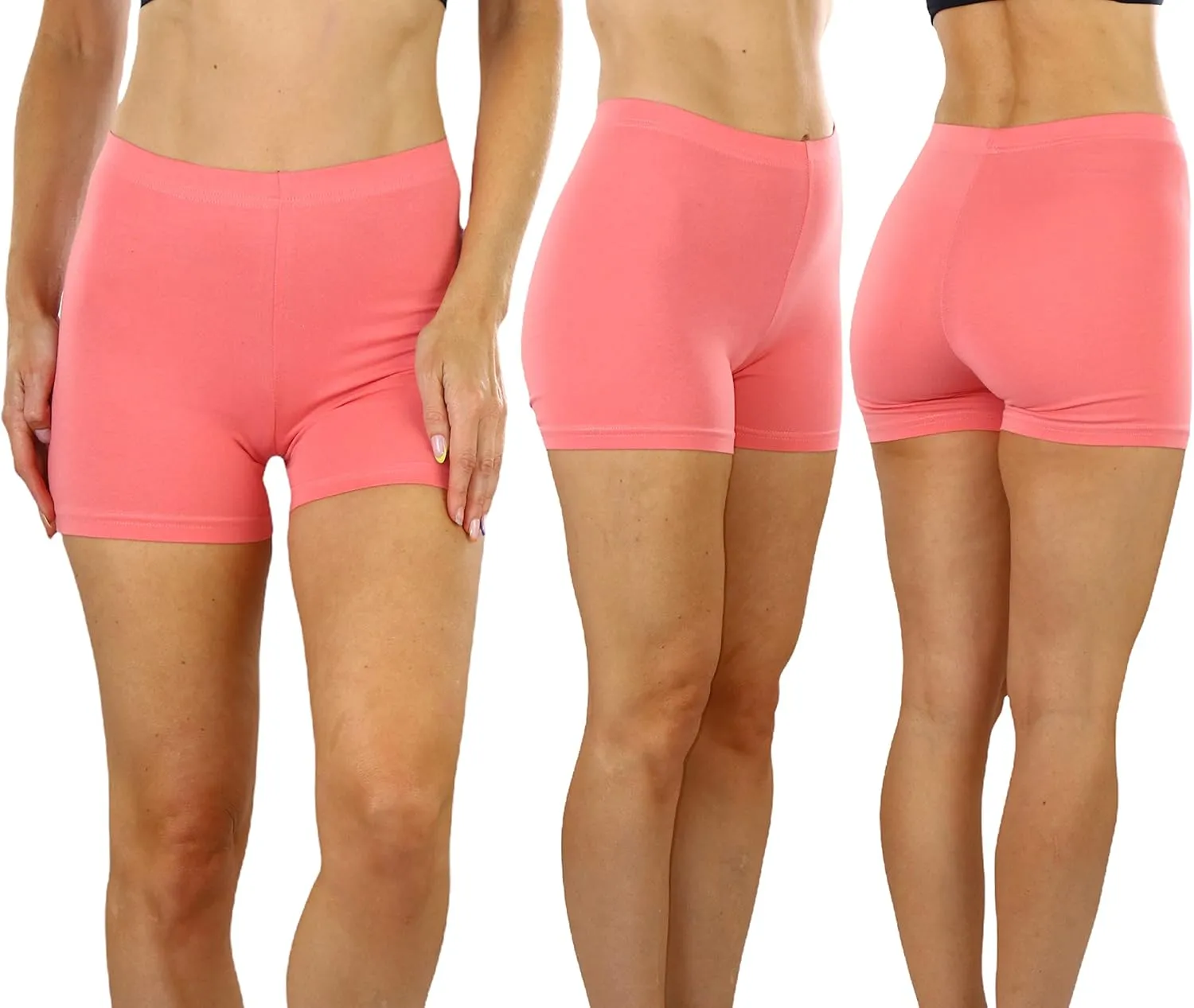 ToBeInStyle Women's Premium High Waisted Biker Shorts and Leggings