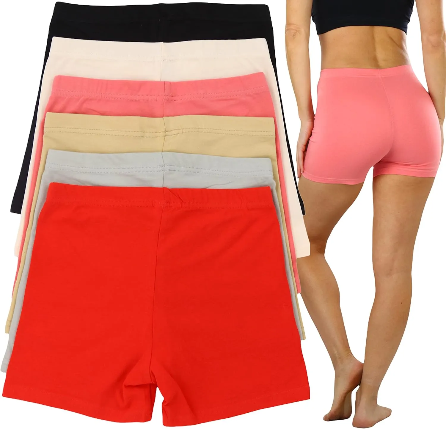 ToBeInStyle Women's Premium High Waisted Biker Shorts and Leggings