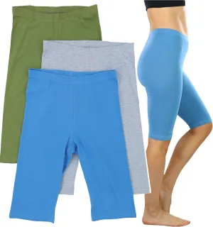 ToBeInStyle Women's Premium High Waisted Biker Shorts and Leggings