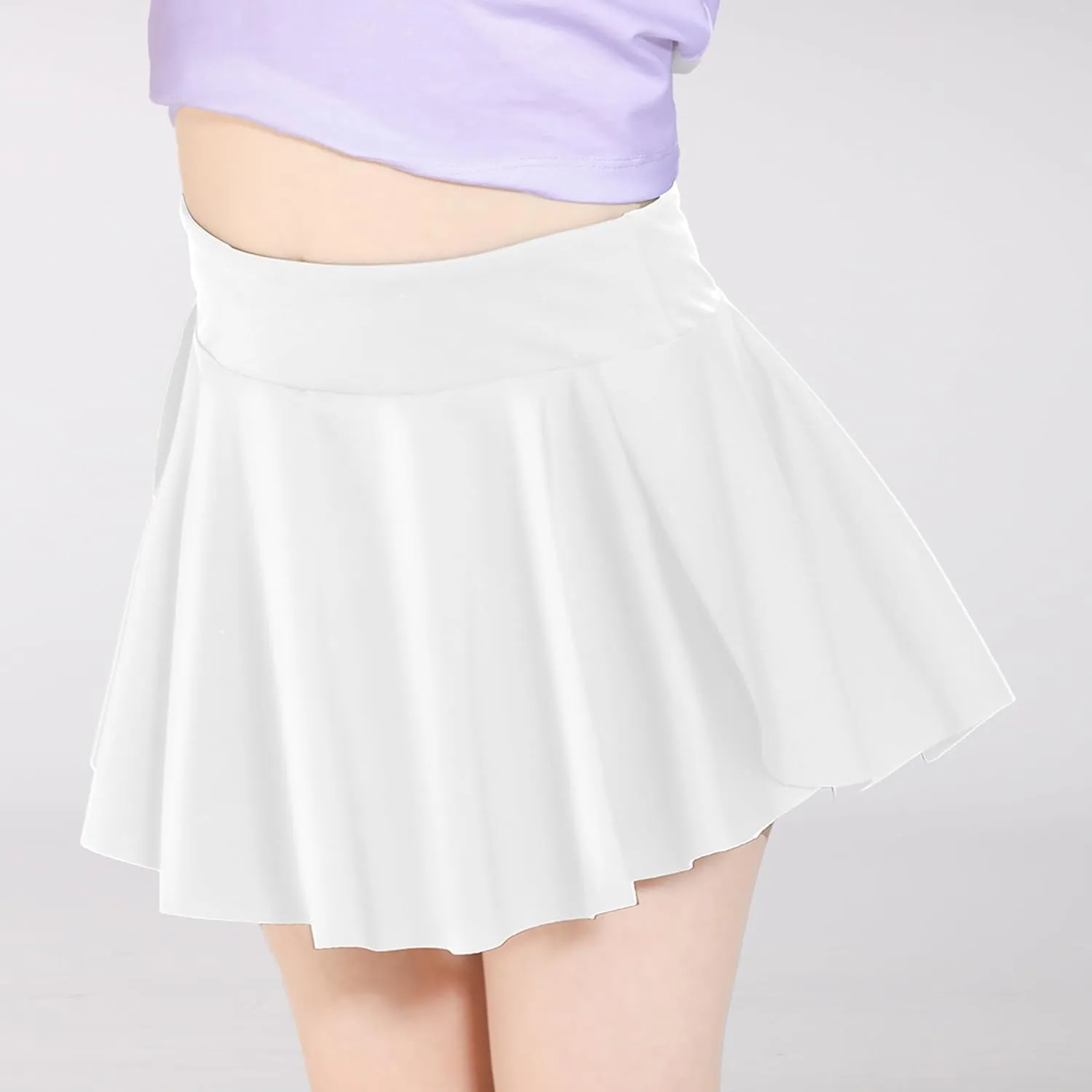 Toddler Tennis Skirt,Toddler Skort, Baby Girls for School Kids, Athletic Butterfly Flowy Shorts with Pocket