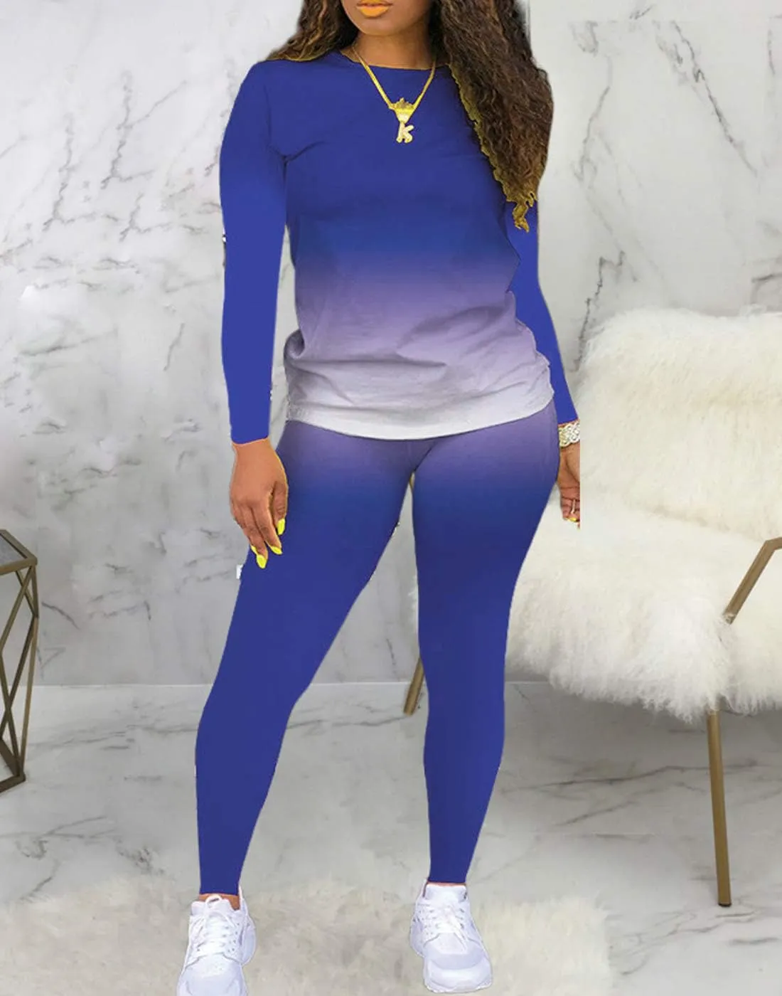 Two Piece Outfits for Women Pants Set Sweatsuit Jogger Sets 2 Piece Outfits Track Suits Lounge Set Long Sleeve