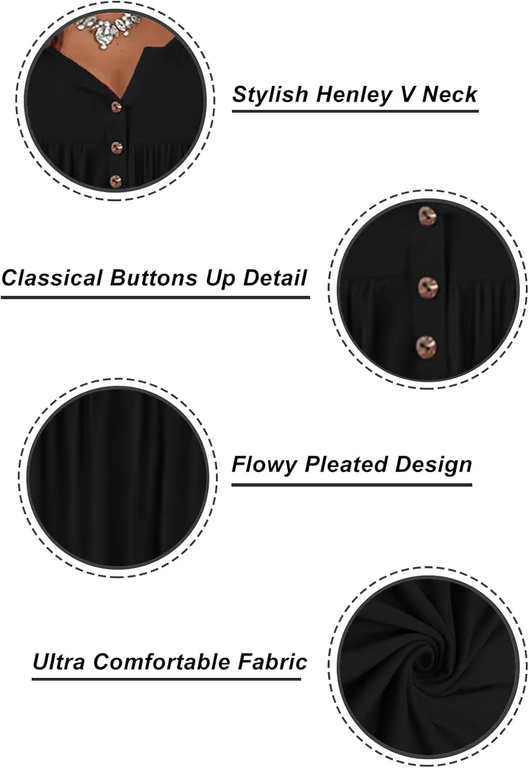 VISLILY Womens-Plus-Size-Tank-Tops Summer Sleeveless Henley Shirts Buttons Up Tunics Flowy Pleated Blouses