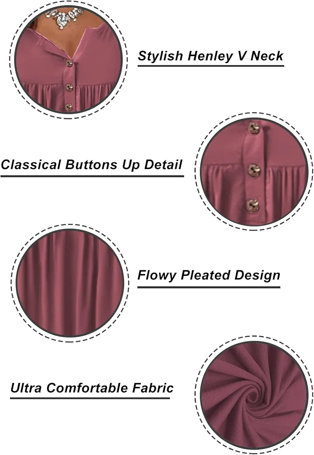 VISLILY Womens-Plus-Size-Tank-Tops Summer Sleeveless Henley Shirts Buttons Up Tunics Flowy Pleated Blouses