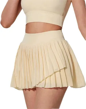 Women Outdoor Tennis Skirt Golf Sports Gym Workout Shorts High Waist Fitness Running Dancing Skort