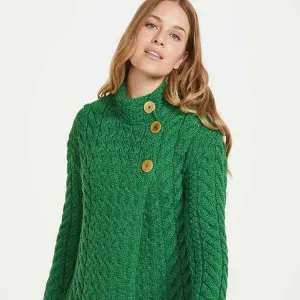 Women's 3 Button Merino Wool Cardigan