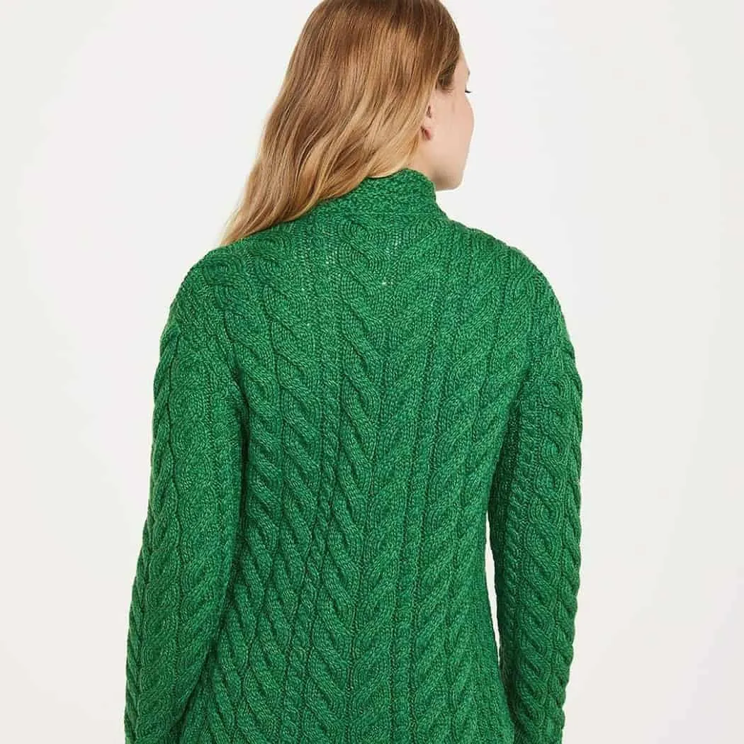 Women's 3 Button Merino Wool Cardigan