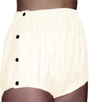 Womens Side-Slit Faux Leather Hot Pants Bodycon Silhouette with Mesh Inserts Night Out Essential