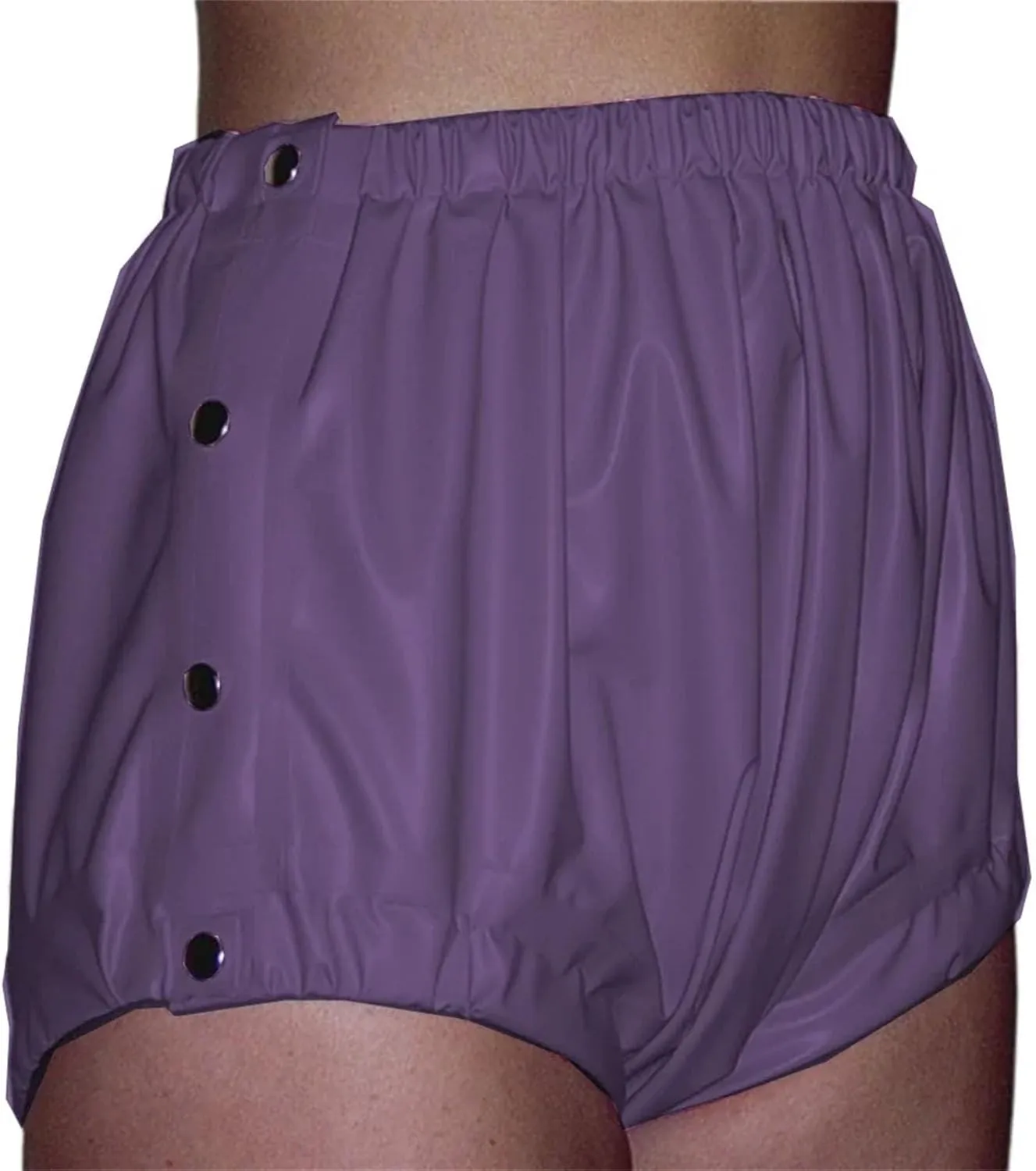 Womens Side-Slit Faux Leather Hot Pants Bodycon Silhouette with Mesh Inserts Night Out Essential