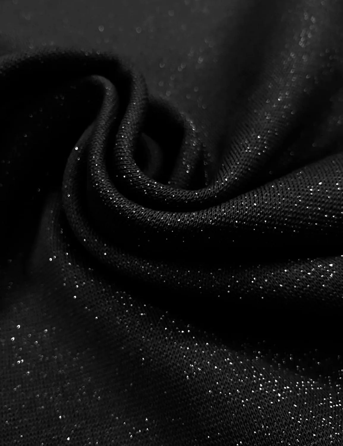 ZOMVA Plus Size 0X-4X Sparkly Glitter Ruched Tops Cowl Neck Sparkle Sequin Shirts with Side Shirring Cocktail Party Outfits